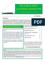 Agriculture and Aquaculture Newsletter July 2012