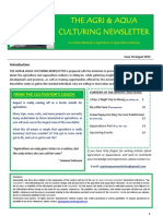 Agriculture and Aquaculture Newsletter August 2012
