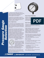 Pressure Gauge Selection