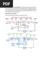 SMPS Block Diagram & Working Explained | PDF | Power Supply | Rectifier