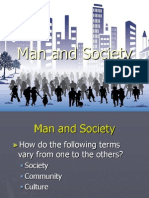 Man and Society PPT Mae