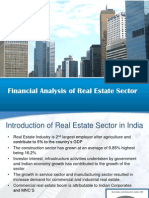 Financial Analysis of Real Estate Sector in India