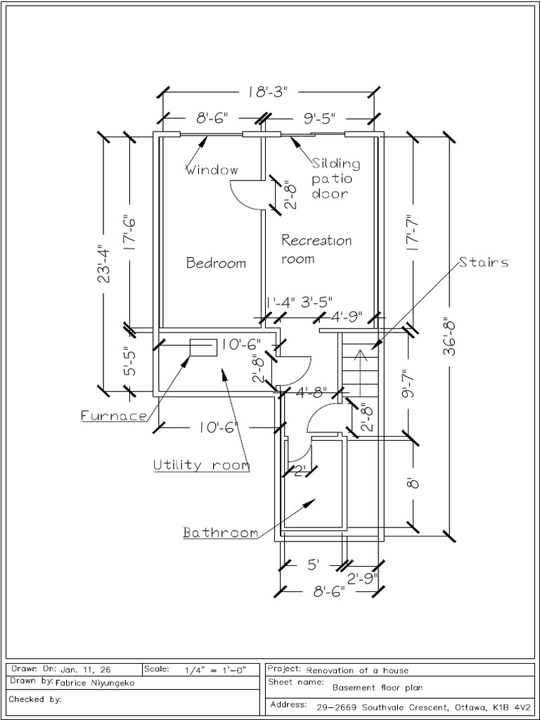 Basement Floor Plan | PDF