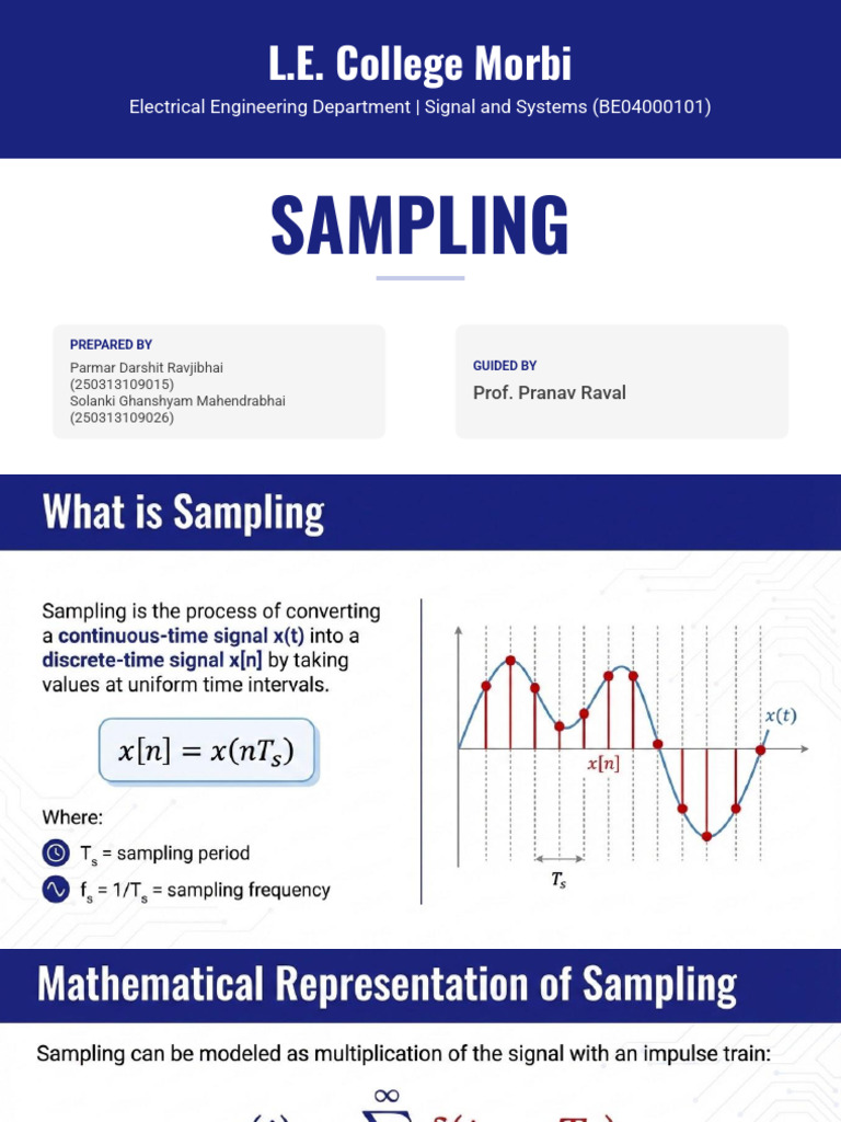 Sampling | PDF