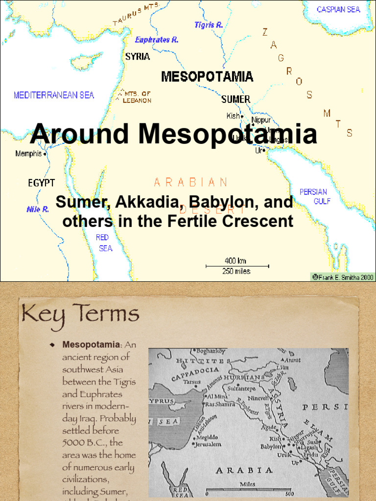 1. Ancient Mesopotamia (1)[1] | PDF | Sumer | Mesopotamia
