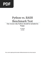 Python Vs Bash Benchmark