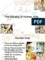The Morality of Human Acts