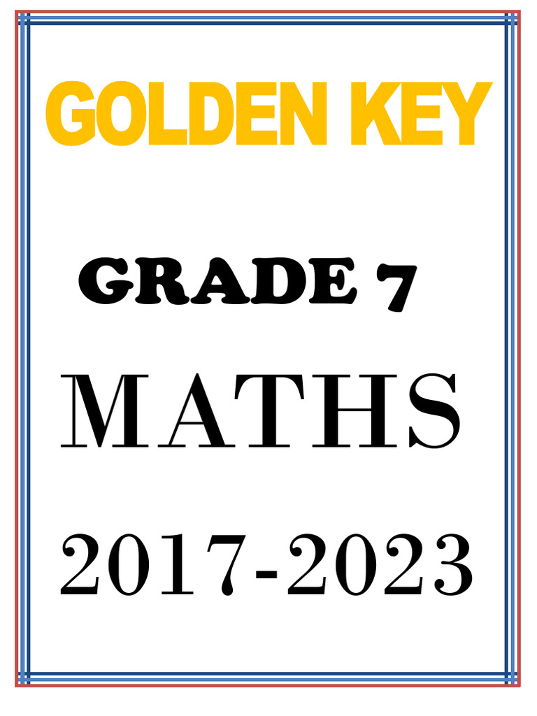 Maths Green Book Grade7-1 | PDF