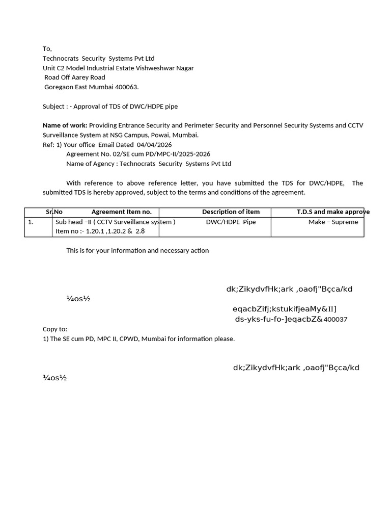 TDS Sample | PDF