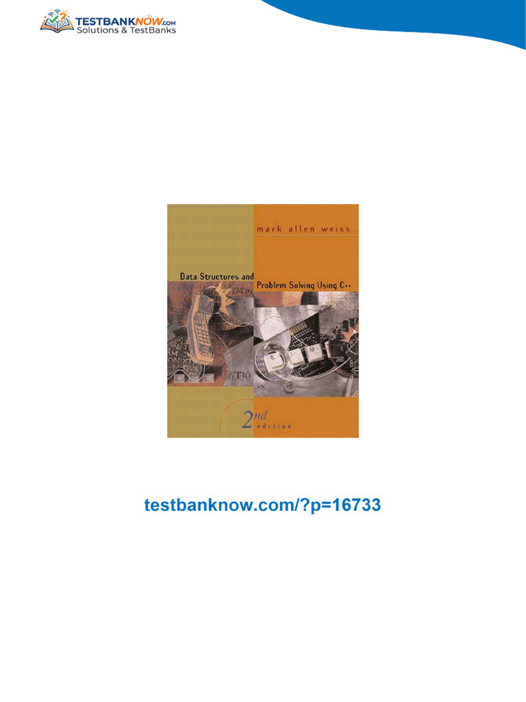 Solution Manual For Data Structures and Problem Solving Using C++ 2/E ...