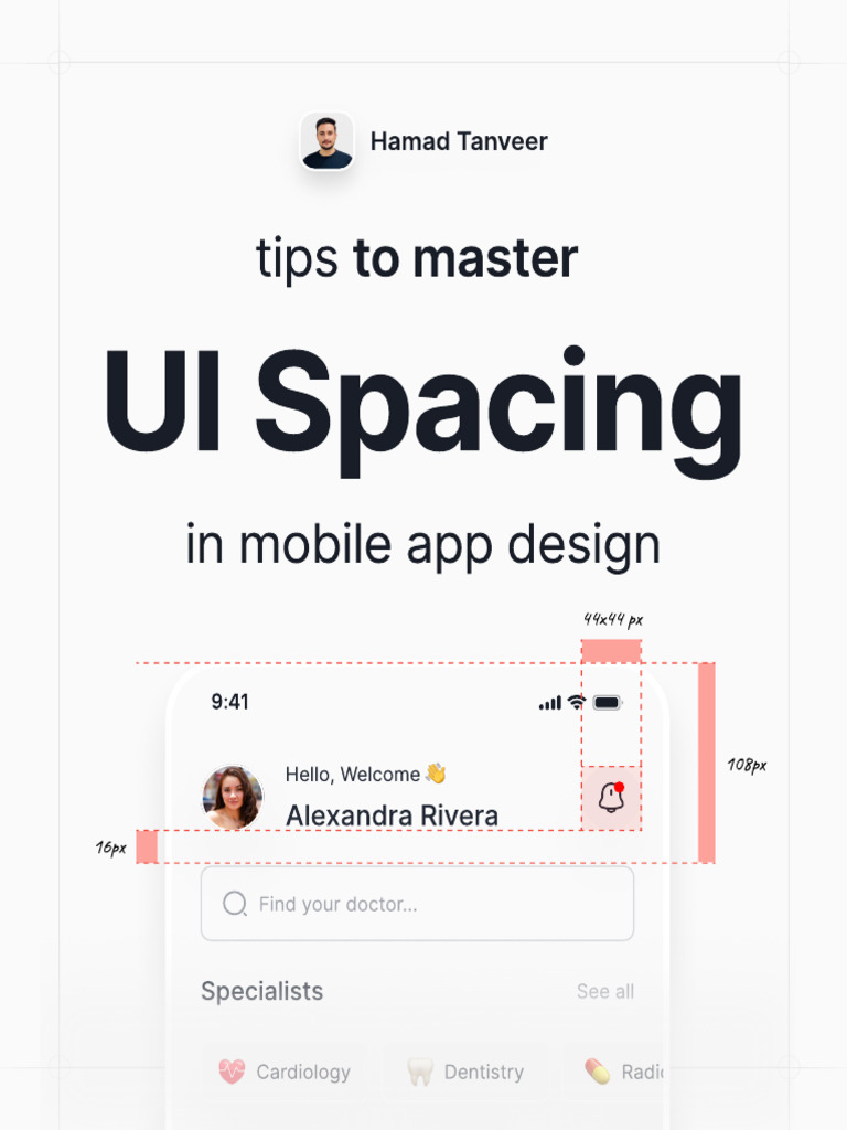 Master UI Spacing in Mobile App Design | PDF | Cardiology | Computing