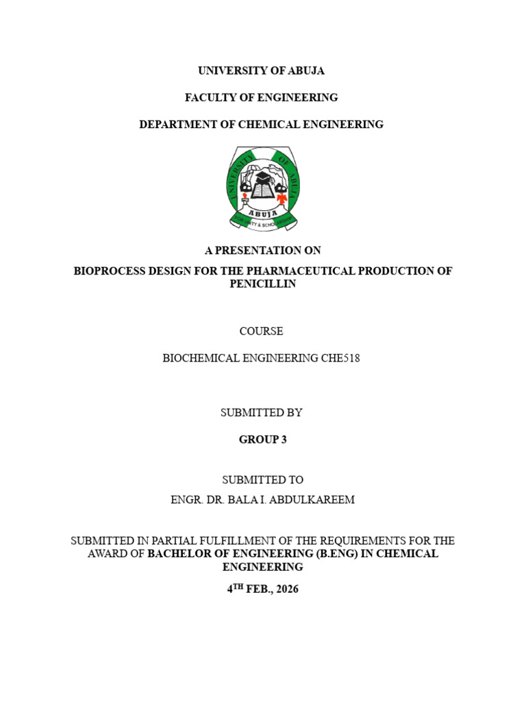 Fermentation Process Design and Operation | PDF | Penicillin | Fermentation