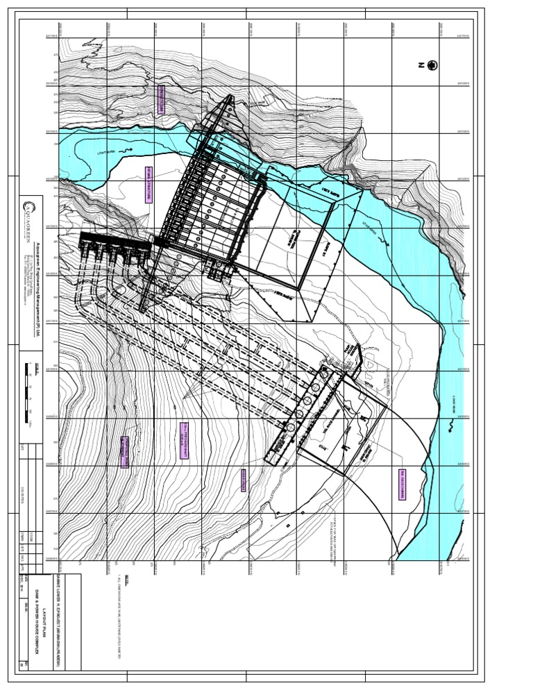 Dam Layout Plan for Arunachal Pradesh | PDF | Technology & Engineering