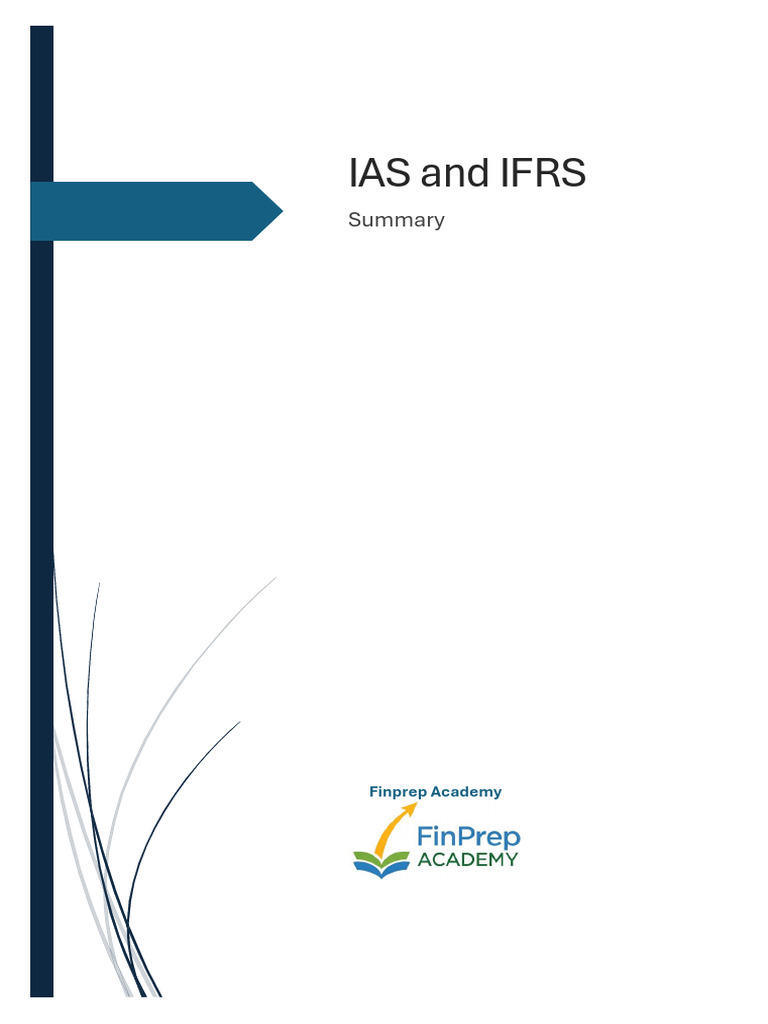 IAS and IFRS Summary | PDF | Fair Value | International Financial ...
