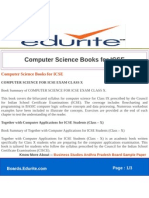 Computer Science Books For ICSE