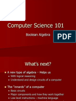 Computer Science 101: Boolean Algebra