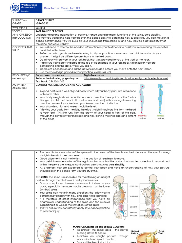 Posture, Stance and Alignment | PDF | Pelvis | Abdomen