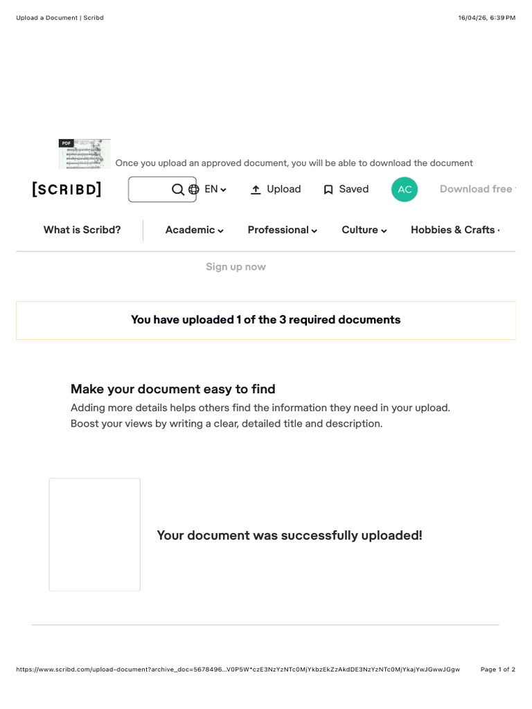Upload a Document | Scribd | PDF | Scribd | Monopoly (Economics)