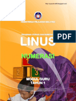 Modul Guru Linus Numerasi Tahun 1 (BM)