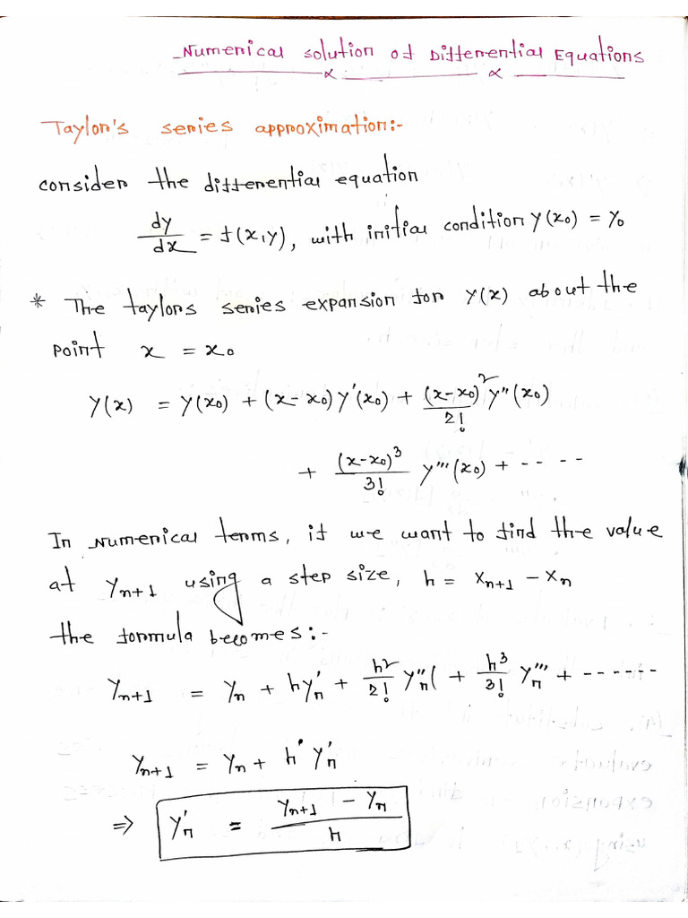Numerical Solution | PDF