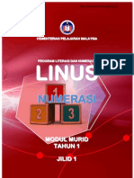 Modul Murid Jilid 1 Linus Numerasi Tahun 1 (BM)