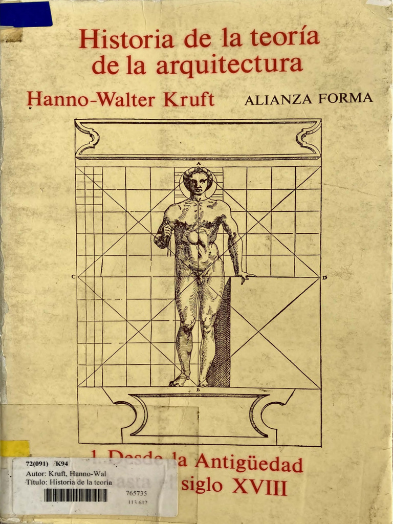 KRUFT, Hanno-Walter. Historia de La Teoría de La Arquitectura. Madrid ...