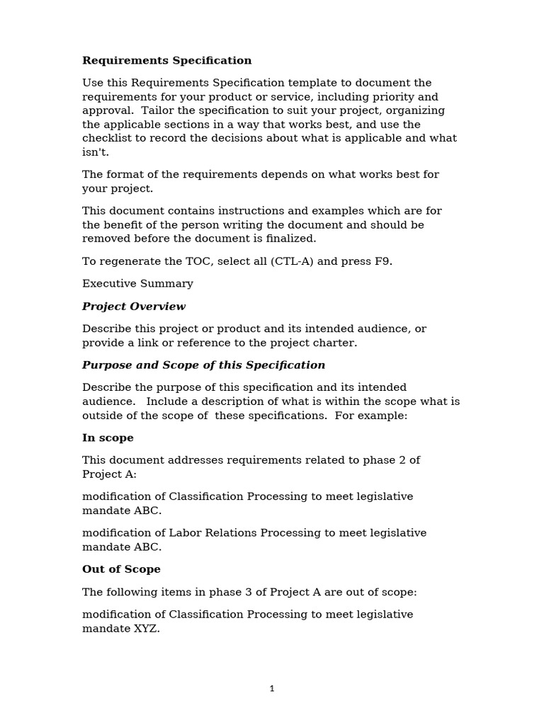 Requirement Specification | PDF | System | Information Technology