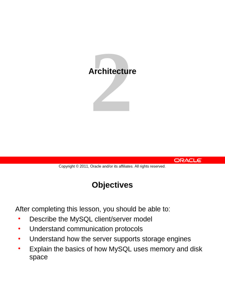 02 Architecture | PDF | My Sql | Databases