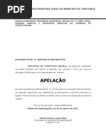 Apelação prescrição IPTU - Modelo 2004 - exerc. 99 a 01