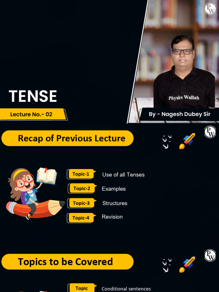 Tense 02 Class Notes PDF | PDF | Grammatical Tense | Verb