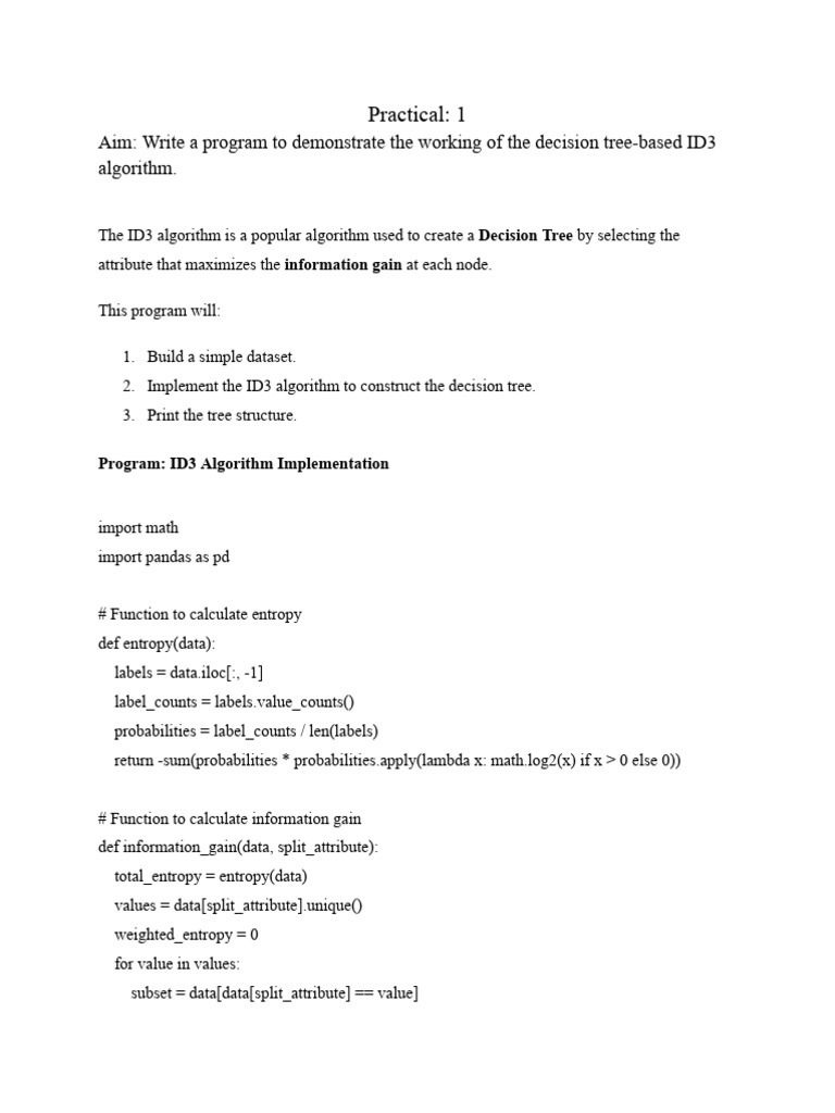Practical 1 | PDF | Theoretical Computer Science | Algorithms