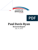 Paul Ryan Opposition Research File