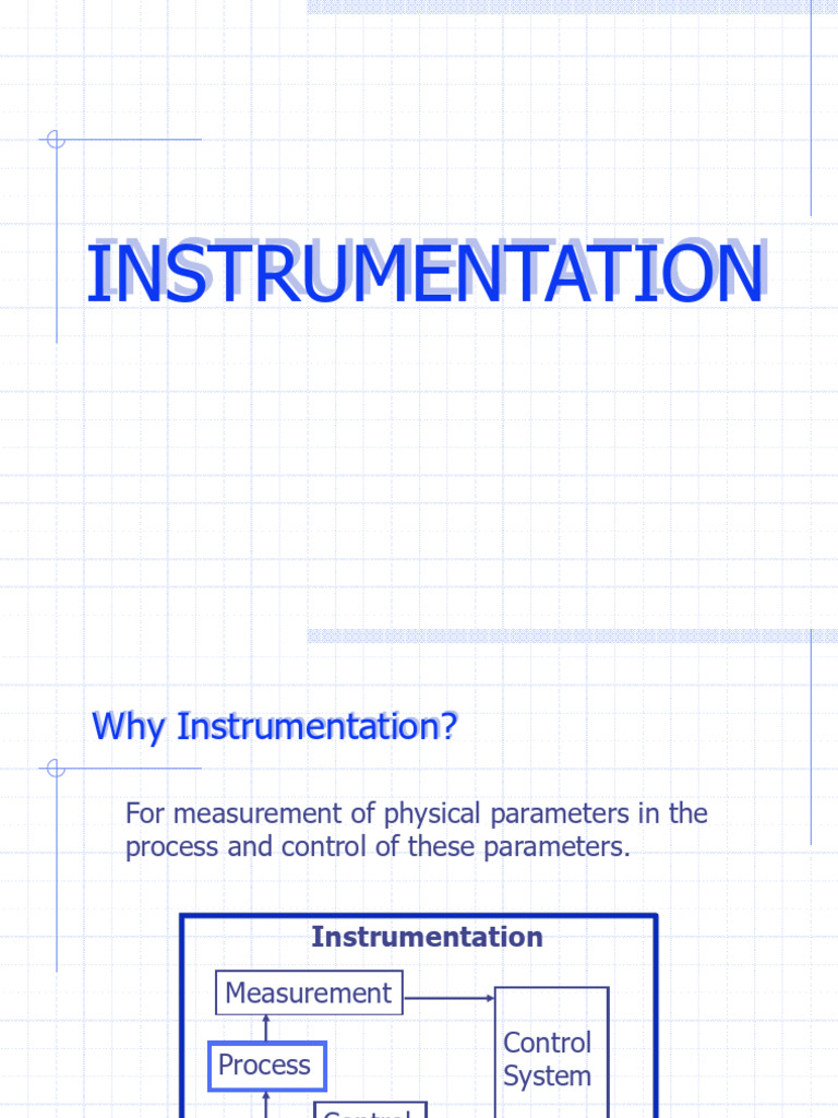 Instrumentation | PDF | Pressure Measurement | Flow Measurement