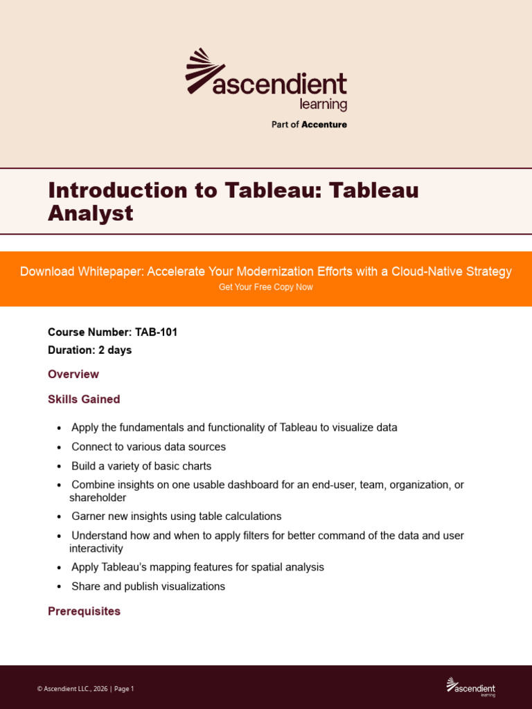 introduction-to-tableau-tableau-analyst | PDF | Data Management ...