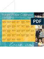 Parent Prayer Calendar