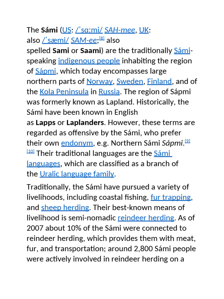 Sami | PDF