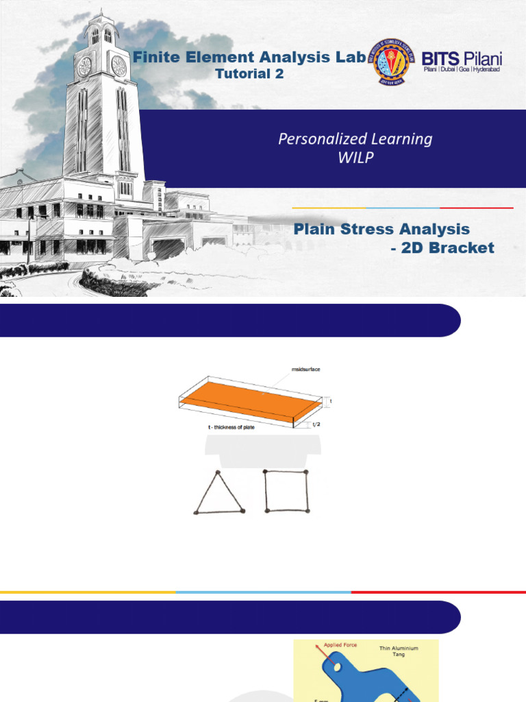 Tutorial 2 - 2D Bracket | PDF
