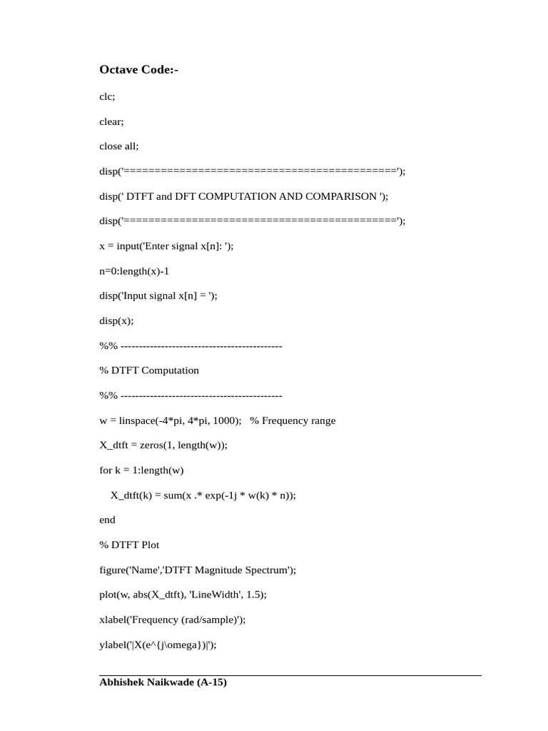 Dsp Exp 3 Complete | PDF