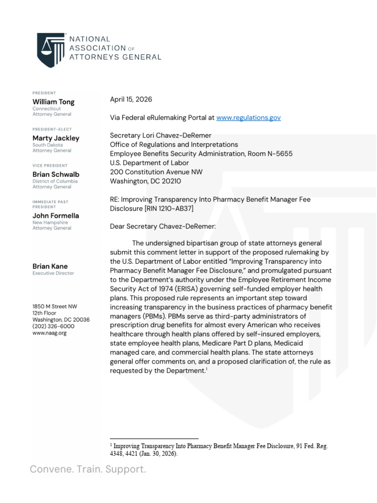 PBM AG Letter | PDF
