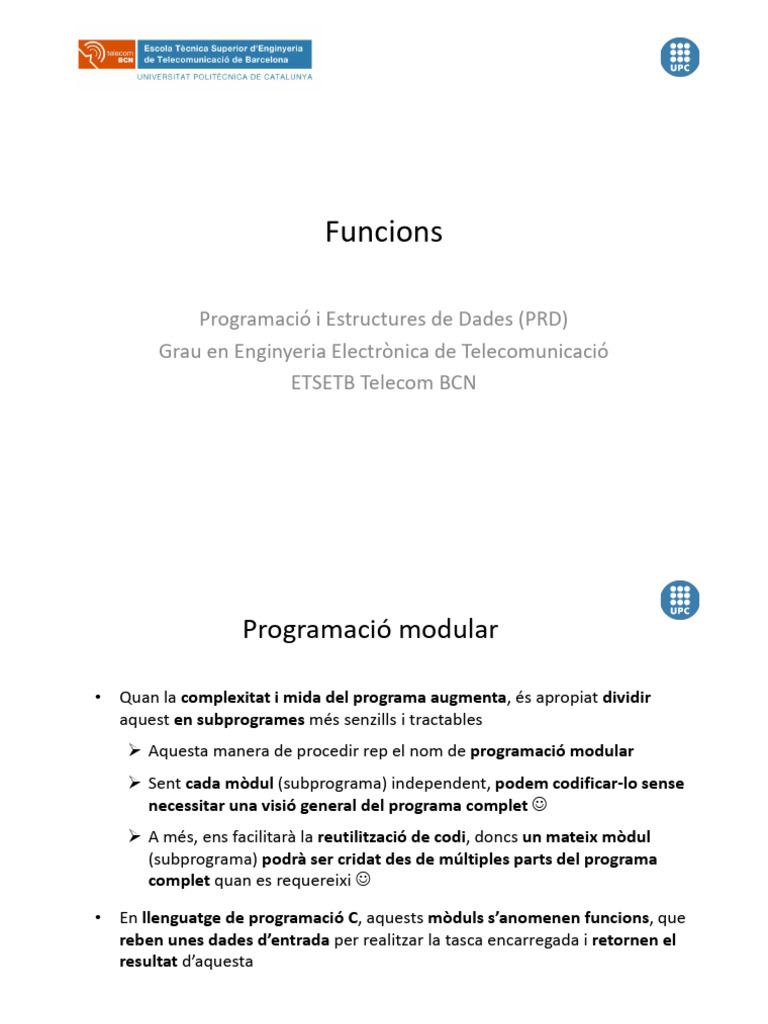 2 - Funcions | PDF