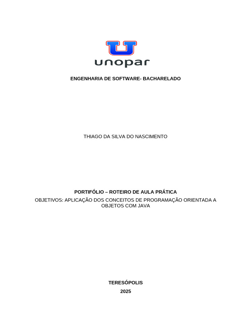 Engenharia de Software Programação Orientada A Objetos Com Java | PDF ...