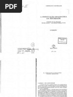 CONELLIUS CASTORIADIS A Instituição imaginária da sociedade