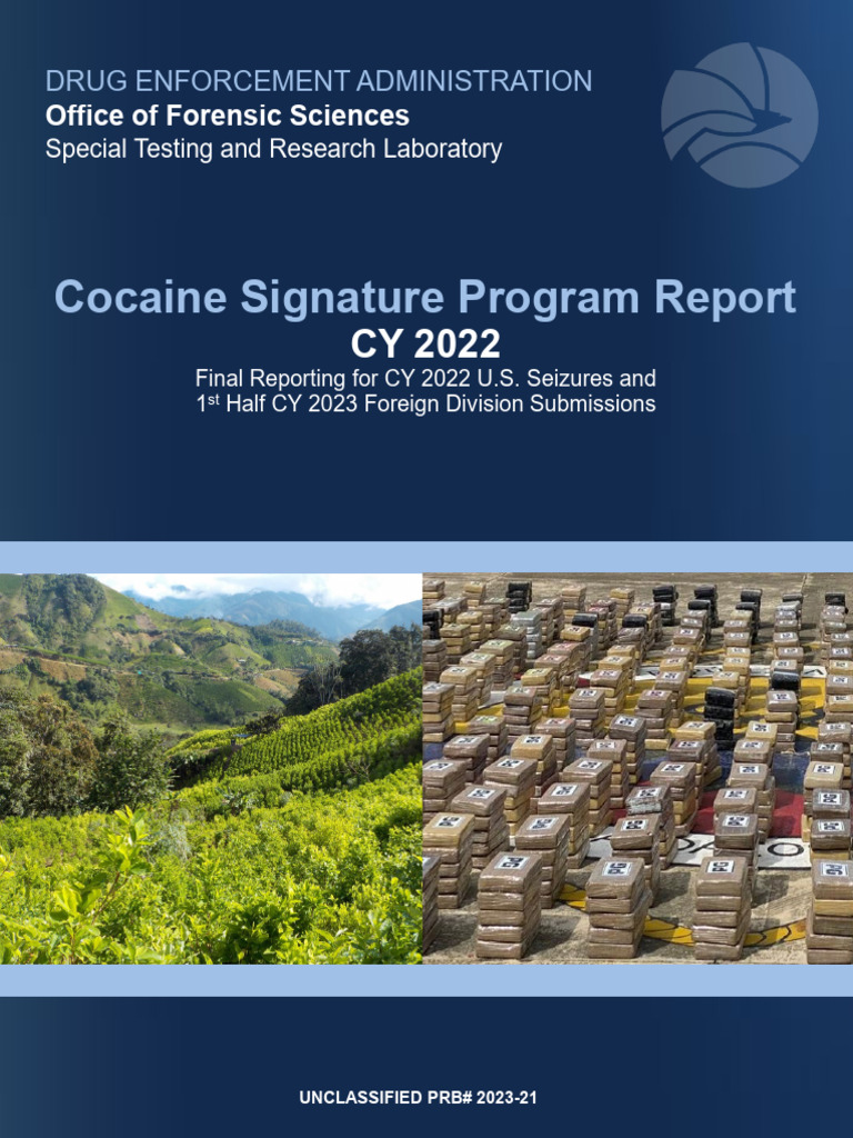 CY 2022 Cocaine Signature Program Report PRB-2023-21_copy | PDF ...