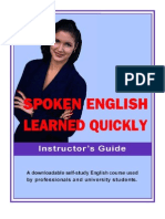 Instructors Guide to spoken english