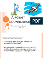 Ircraft Configuration: Prepared By: Jasmin Gamboa BSTM 3-3D