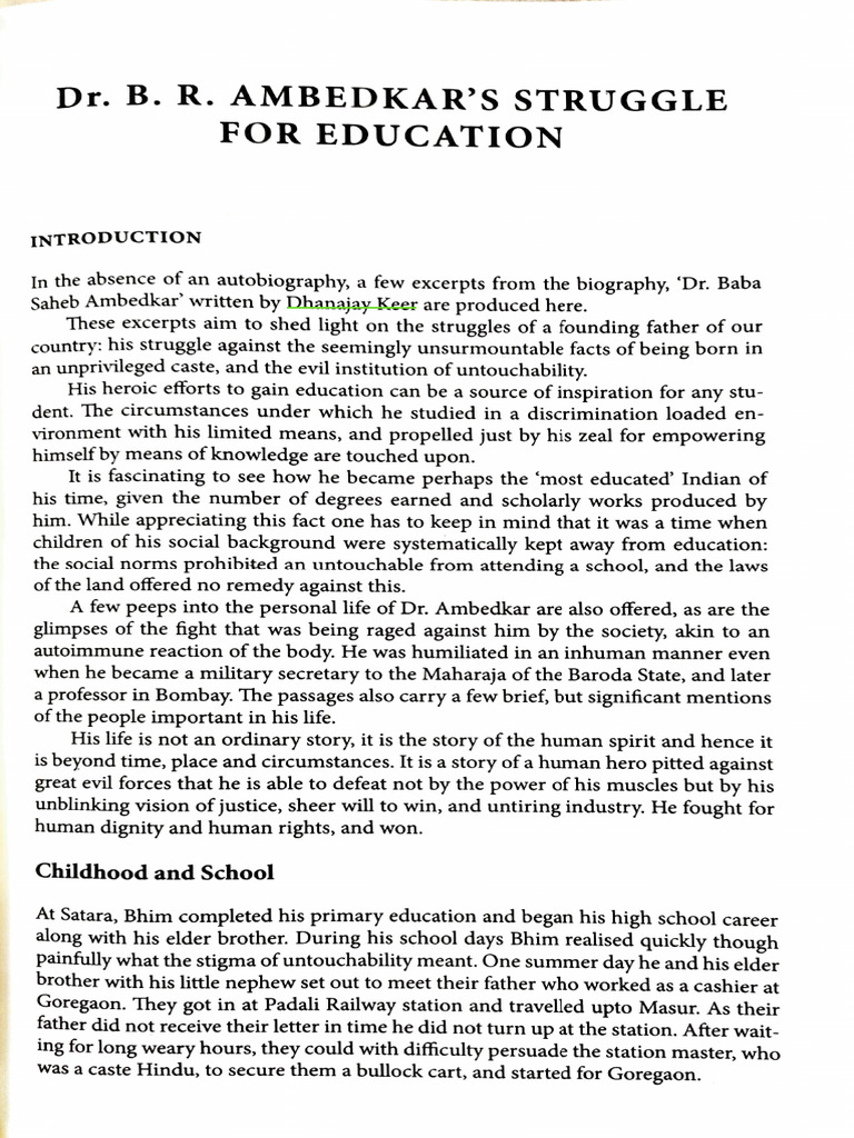 BR Ambedkar | PDF