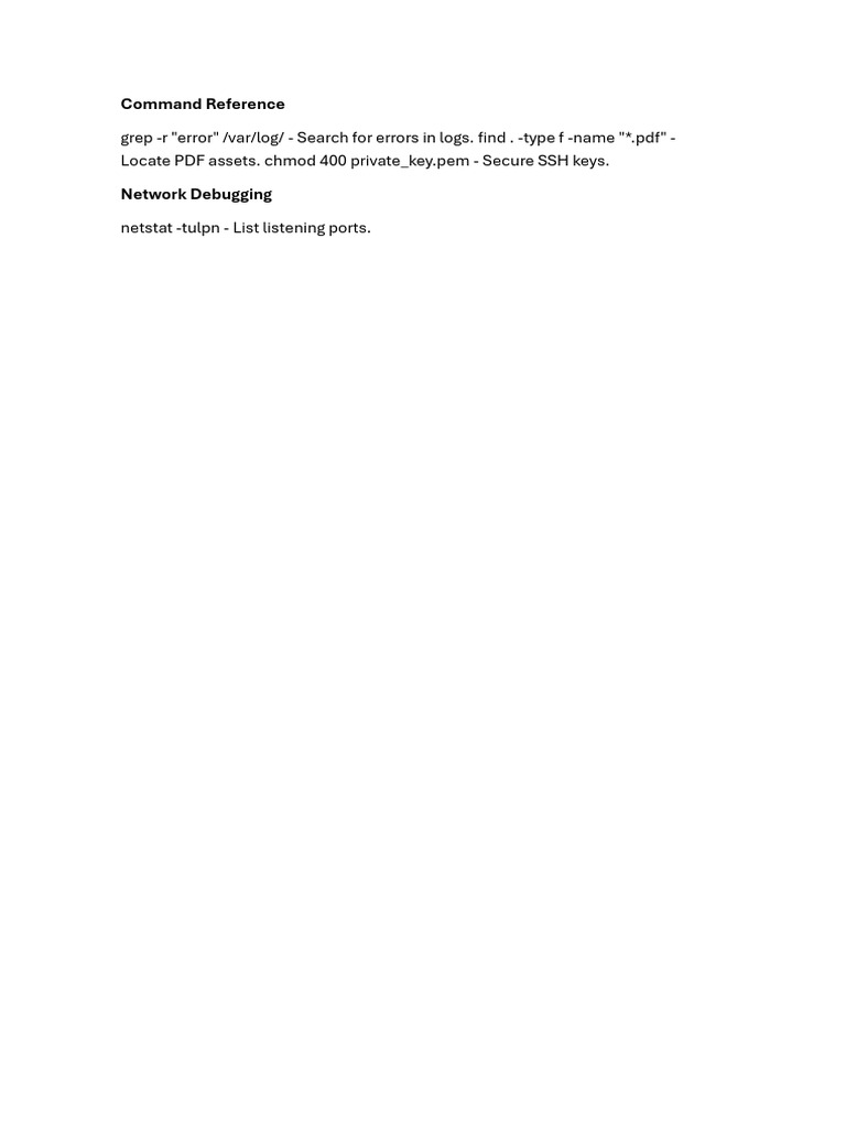 Advanced Bash Scripting Cheat Sheet for DevOps | PDF