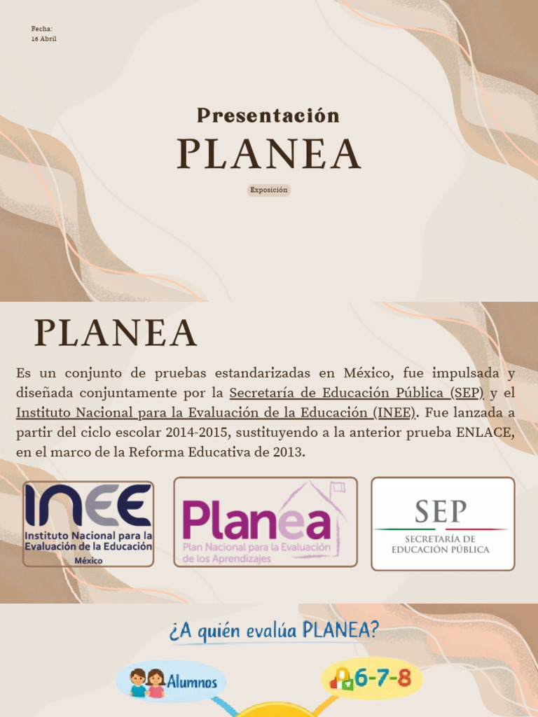 Diapositiva PLANEA-1 | PDF