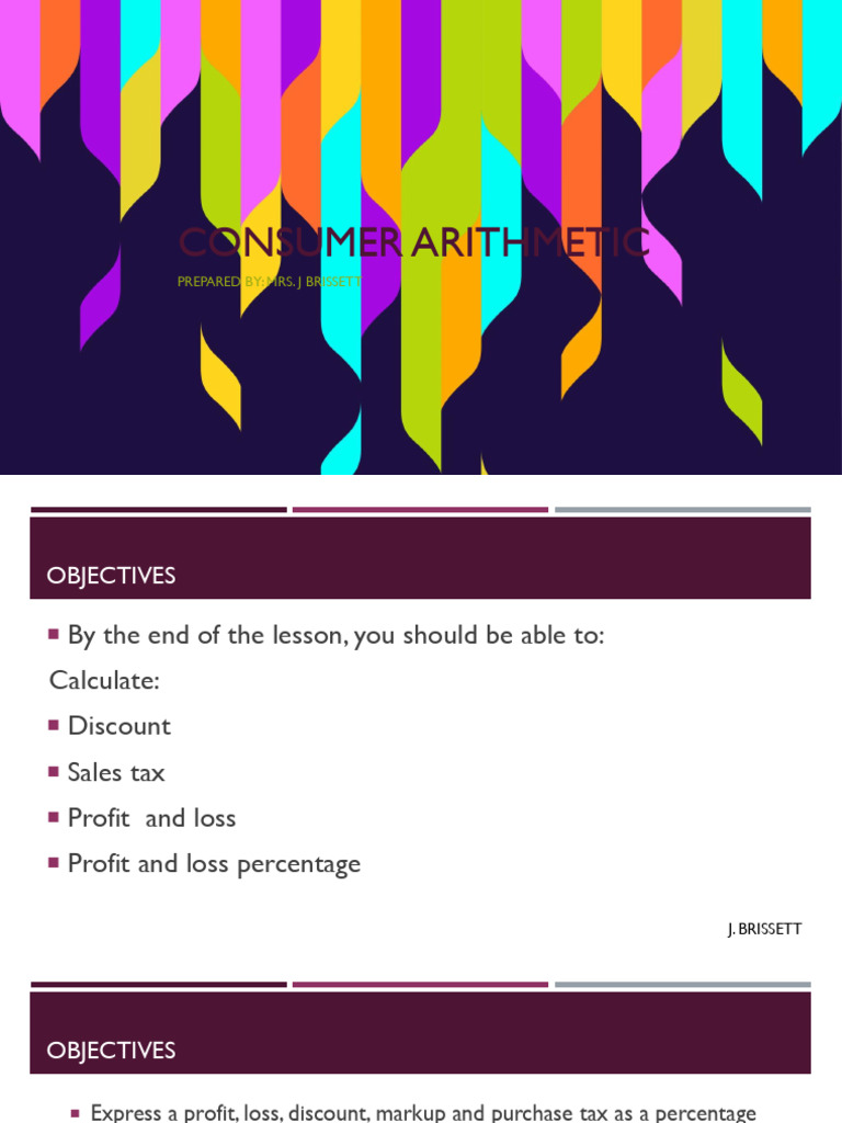 Consumer Arithmetic Notes and Practice Questions With Solutions | PDF