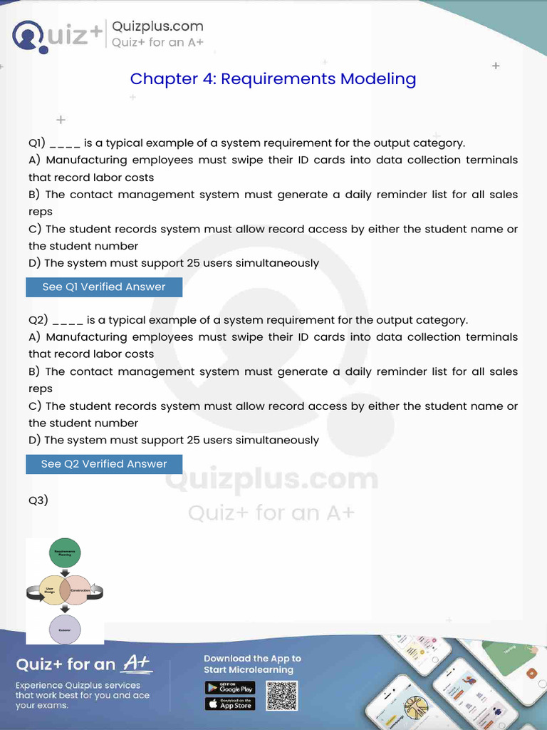 Is a Typical Example of a System Requirement for the Output Category | PDF